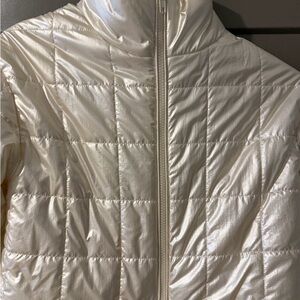 Elodie Shimmering Cream Puffer Jacket